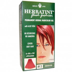 Herbal Haircolor Gel Permanent FF2 Crimson Red by Herbatint 