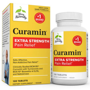 Terry Naturally Curamin Extra Strength | Curamin Extra Strength 120 Tablets