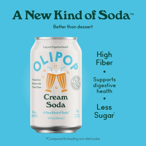 Olipop Cream Soda 12FL OZ RTD