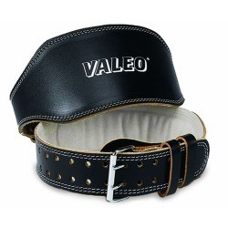 Valeo 6" Leather Lifting Belt Black Small (VA4668SM)