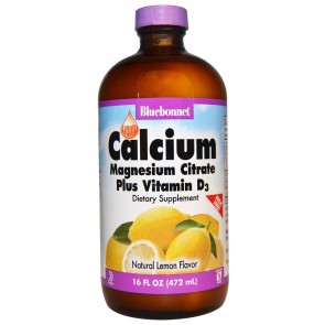 Bluebonnet Liquid Calcium Magnesium Lemon