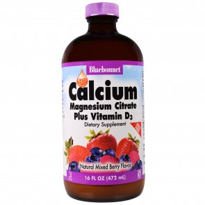 Bluebonnet Liquid Calcium Magnesium Mixed Berry
