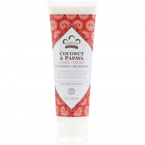 Nubian Heritage, Hand Cream, Coconut & Papaya, 4 fl oz (118 ml)