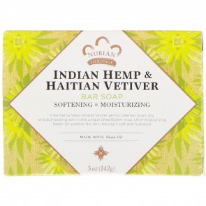 Nubian Heritage-Hemp & Vetiver Soap 5oz