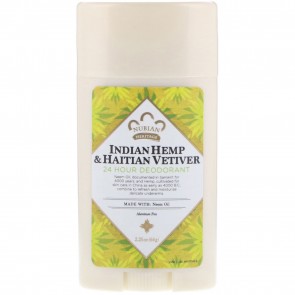 Nubian Heritage 24 Hour All Natural Deodorant African Black Soap with Aloe & Vitamin E 2.25 oz