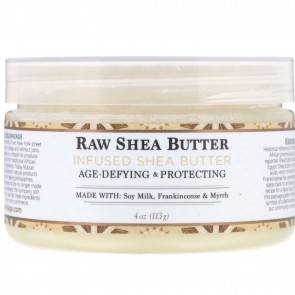 Nubian Heritage Raw Shea Butter Infused with Frankincense & Myrrh 4 oz (113 g)