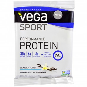 Vega Sport Performance Protein Vanilla Flavor Single Packet  1.5 oz 