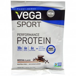 Vega Sport Performance Protein Mocha Flavor Single Packet 1.5 oz