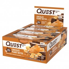 Quest Nutrition Quest Bar Protein Bar Chocolate Peanut Butter (12 Bars)