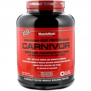 MuscleMeds Carnivor Bioengineered Beef Protein Isolate Chocolate 4.5 lbs (2072 g)
