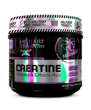 Midway Labs Military Trail Creatine Unflavored 300g 10.58 oz