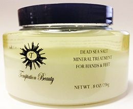 Temptation Beauty -Dead Sea Salt Mineral Treatment, For Hands & Feet, 8 oz