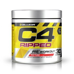 Cellucor C4 Ripped Pre-workout Cutting Formula Fruit Punch 30 Servings 6.34 oz