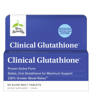 Terry Naturally Clinical Glutathione 60 Slow-Melt Tablets