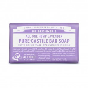 Dr. Bronner's Pure Castile Bar Organic Soap Lavender 5 oz