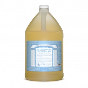 Dr. Bronner Pure Castille Liquid Soap Baby Mild 1 gallon (128 oz)