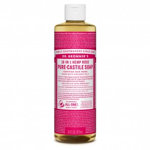 Dr. Bronner's Pure Castile Soap Hemp Rose 16 oz