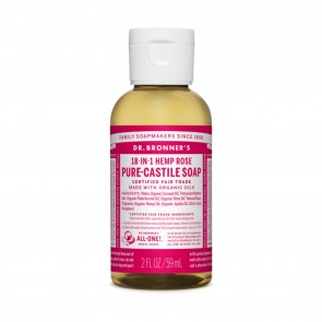 Dr. Bronner's Pure Castile Soap Hemp Rose 2 oz