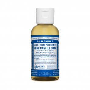 Dr. Bronner's Pure Castile Liquid Soap Peppermint 2 oz