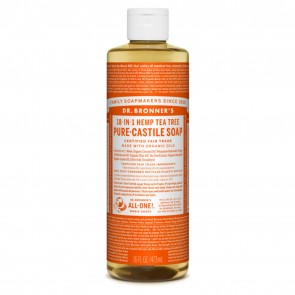 Dr. Bronner's Pure Castile Liquid Soap Tea Tree 16 oz