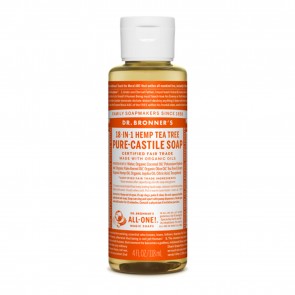 Dr. Bronner's Pure Castile Liquid Organic Soap Tea Tree 4 oz