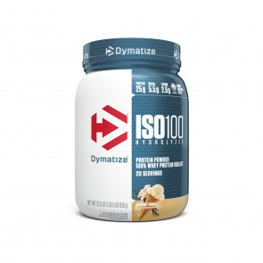 Dymatize Nutrition ISO-100 100% Whey Protein Isolate Gourmet Vanilla 1.6 lb