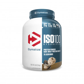 Dymatize Nutrition ISO-100 100% Whey Protein Isolate Cookies & Cream 5 lb