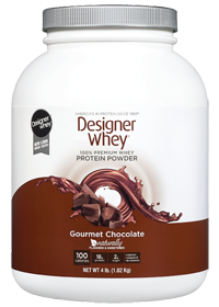 Designer Whey Gourmet Chocolate Protein Powder 4lbs