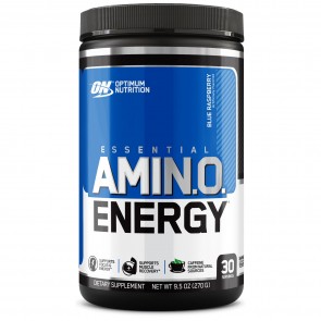 Optimum Nutrition Essential AmiN.O. Energy Blue Raspberry 30 Servings
