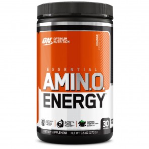 Essential AmiN.O. Energy Orange Cooler 30 Servings by Optimum Nutrition