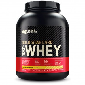 Optimum Nutrition Gold Standard 100% Whey Banana Cream 5 lbs