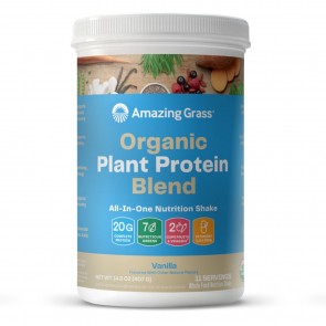 Amazing Grass Organic Plant Protein Blend Vanilla 11 Servings