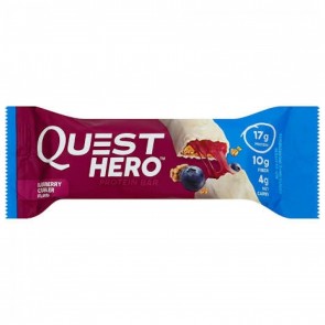 Quest Nutrition, Hero Protein Bar, Blueberry Cobbler, 1 Bar, 2.12 oz (60 g) Each