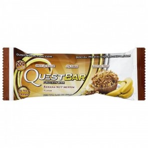 Quest Nutrition, QuestBar, Protein Bar, Banana Nut Muffin, 1 Bar, 2.1 oz (60 g) Each