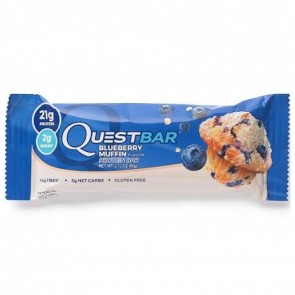 Quest Nutrition, QuestBar, Protein Bar, Blueberry Muffin, 1, 2.1 (60 g) Each