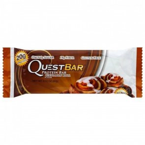 Quest Nutrition, QuestBar, Protein Bar, Cinnamon Roll, 1, 2.1 oz (60 g) Each