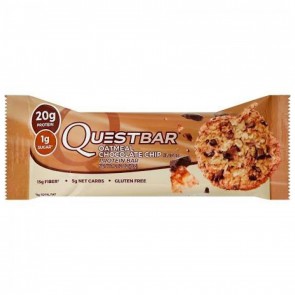 Quest Nutrition, QuestBar, Protein Bar, Oatmeal Chocolate Chip, 1, 2.1 (60 g) Each