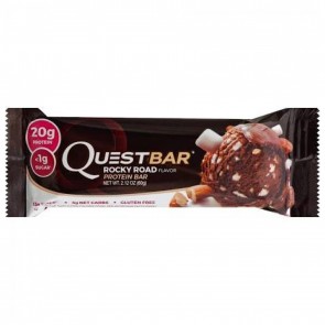 Quest Nutrition, QuestBar, Protein Bar, Rocky Road, 1 Bar, 2.1 oz (60 g) Each