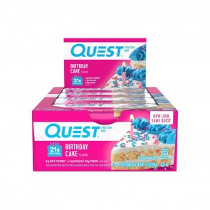 Quest Protein Bar Birthday Cake 12 Bars