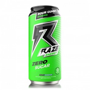 Repp Sports Raze Energy Zero Sugar Sour Gummy Worms