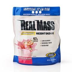 Real Mass Advanced Weight Gainer Strawberry Milkshake 12lbs