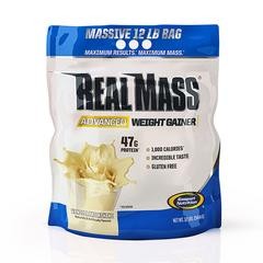 Gaspari Nutrition Real Mass Advanced Weight Gainer Vanilla Milkshake 12lbs