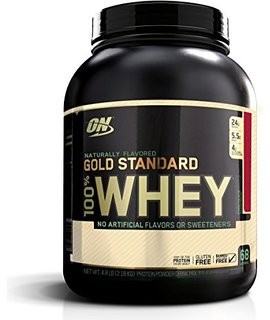 Optimum Nutrition Naturally Flavored Gold Standard 100% Whey Strawberry 5 lbs