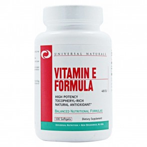 Vitamin E Formula 400 IU 100 Softgels by Universal Nutrition 