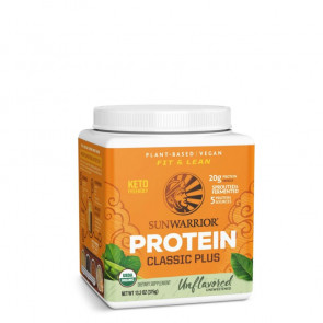 SunWarrior - Classic Plus Organic Plant-Based Protein Unflavored (13.2 oz)