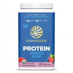 SunWarrior Warrior Blend Plant-Based Organic Protein Berry 1.6 lbs