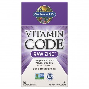 Garden Of Life Vitamin Code Raw Zinc 60 Capsules